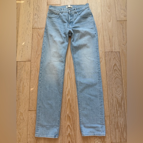 Madewell Denim - Madewell women Dean Easy Straight jeans light wash size 26 relaxed time capsule